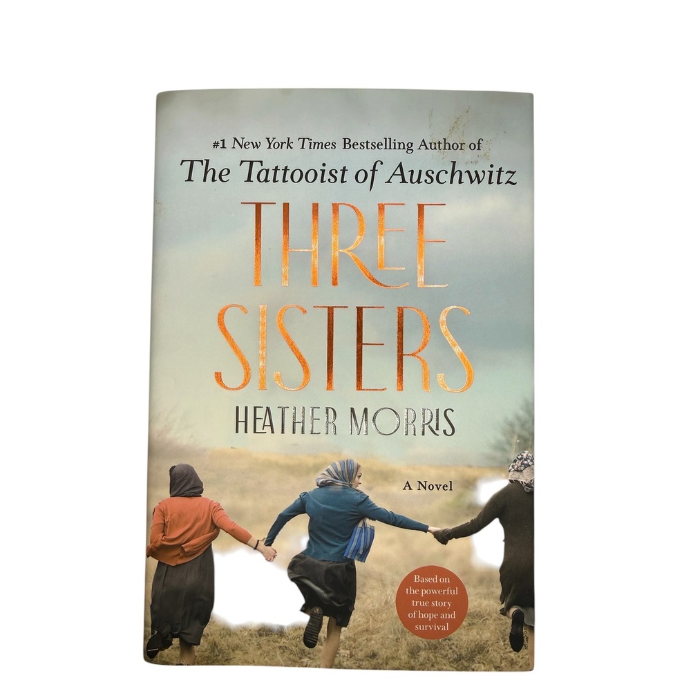 Three Sisters by Heather Morris Hardcover Historical‎ Fiction Holocaust Novel